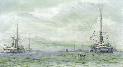 King Edward VII Class Battleships at Sheerness C.1907