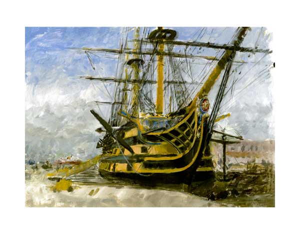 Hms Victory Painting