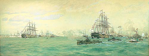 Fleet Review 1887 - The Golden Jubille Review of Queen Victoria