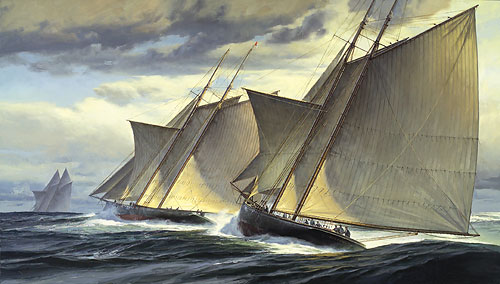End of Day One - The Great Transatlantic Race 1866