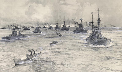Fleet Review 1919 - A post WW1 assembly in the Thames