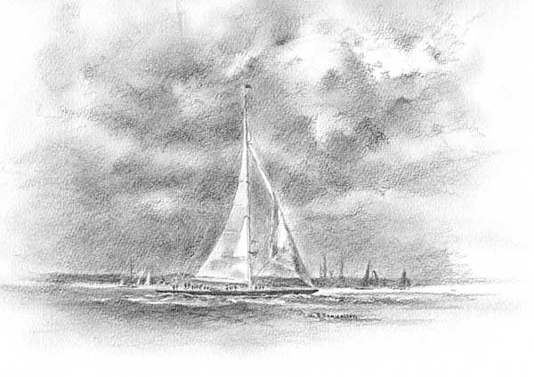 Velsheda, the America's Cup Centenary