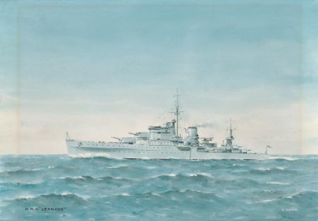 HMS Leander in the 1930's