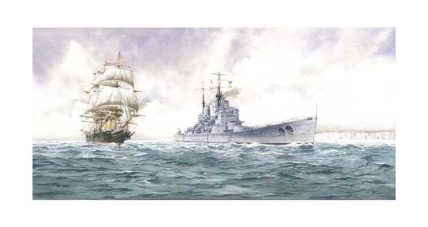 The World\'s First Battleship & Britain\'s Last Battleship - HMS Warrior & HMS Vanguard
