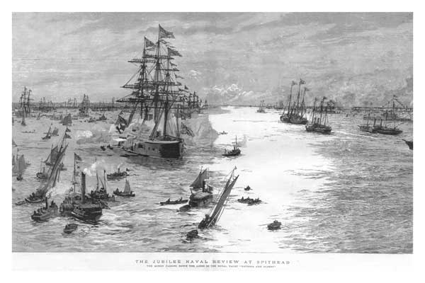 Jubilee Naval Review at Spithead